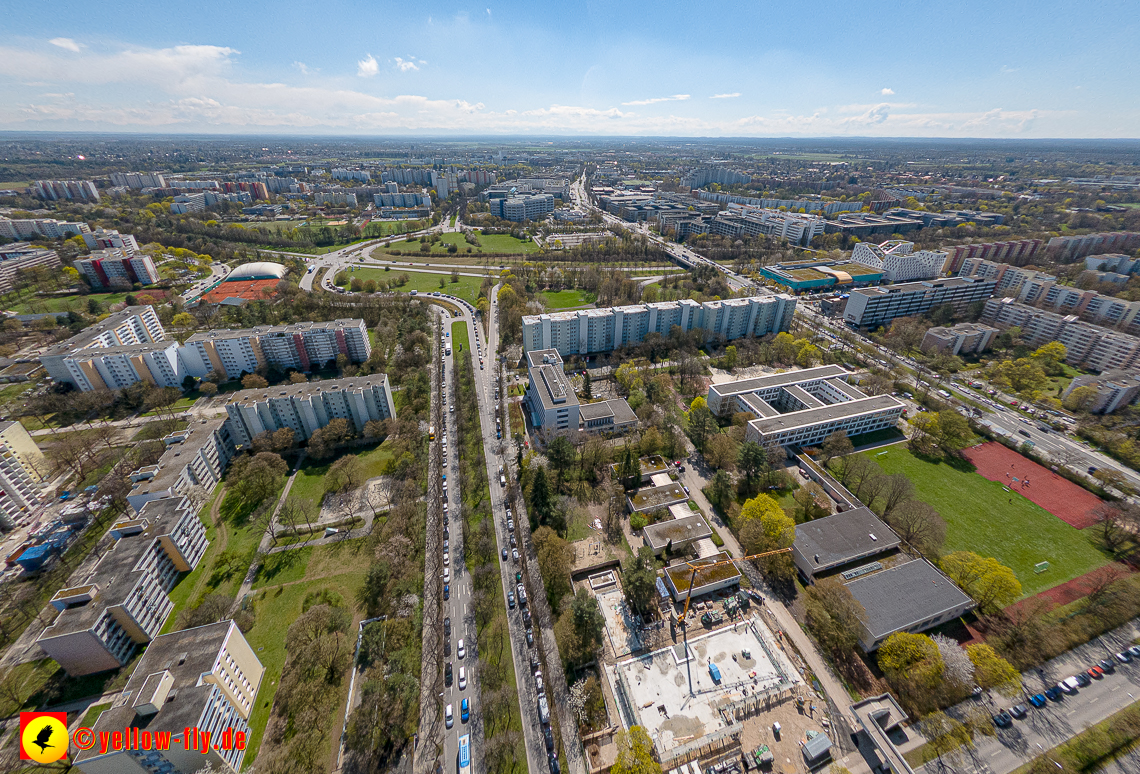 21.04.2023 - Baustelle Haus für Kinder in Neuperlach
